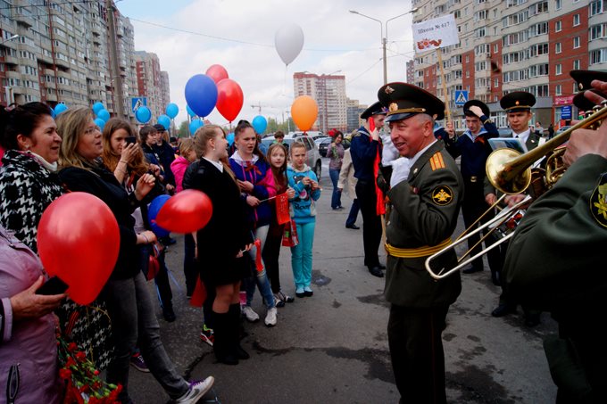 Парад Победы в Коломягах 2014